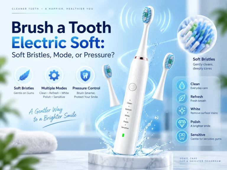Brush a Tooth Electric Soft_ Soft Bristles, Mode, or Pressure_